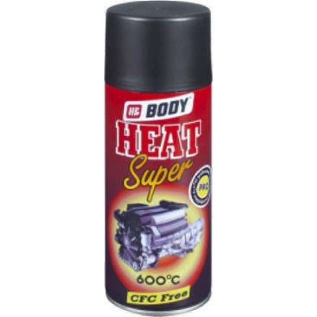 BODY HEAT SUPER PAINT ΜΑΥΡΟ 400ml BODY HEAT SUPER PAINT ΜΑΥΡΟ 400ml
