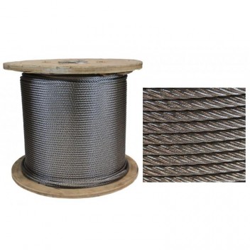 ΣΥΡΜΑΤΟΣΧΟΙΝΟ INOX Α4/316 ΜΕ ΠΛΕΞΗ 7Χ19  Φ 5MM