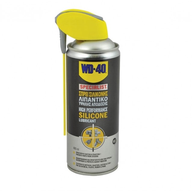 WD-40 SPECIALIST HIGH PERFORMANCE SILICONE SPRAY 400ml WD-40 SPECIALIST HIGH PERFORMANCE SILICONE SPRAY 400ml