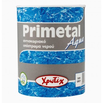 ΧΡΩΤΕΧ PRIMETAL AQUA ΓΚΡΙ 0.75LT