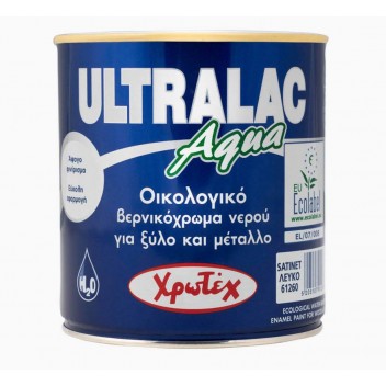 ΧΡΩΤΕΧ ULTRALAC AQUA SATINET ΛΕΥΚΟ 0.375L