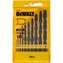 DEWALT ΣΕΤ 10ΤΕΜ. ΤΡΥΠΑΝΙΑ ΜΕΤΑΛΛΟΥ HSS-R (DT5911)