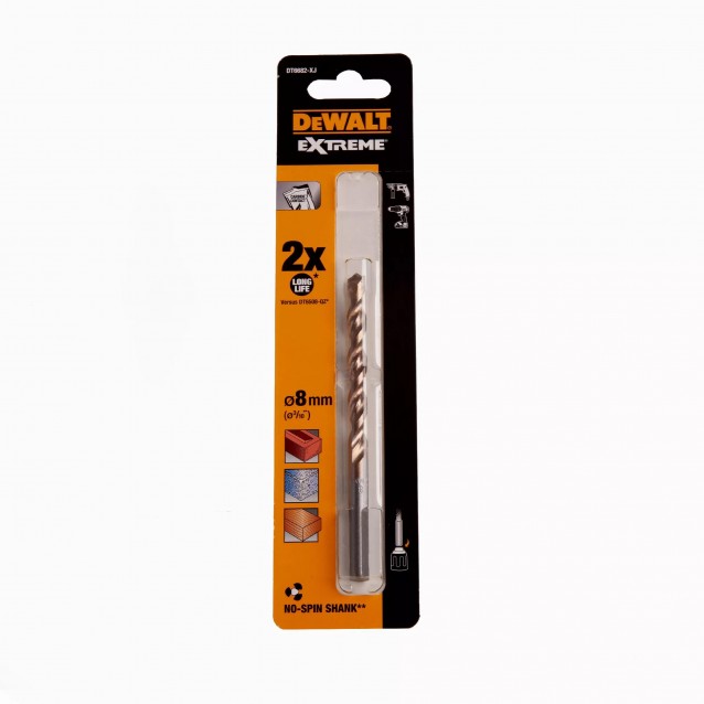 DEWALT ΤΡΥΠΑΝΙ ΔΟΜΙΚΩΝ EXTREME  8 x 120mm (DT6682)