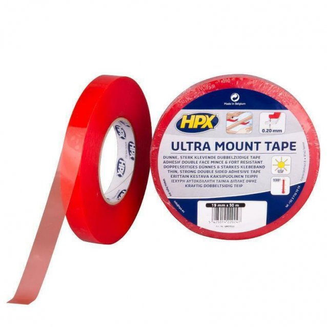 HPX ΤΑΙΝΙΑ ΔΙΠΛΗΣ ΟΨΕΩΣ ΔΙΑΦΑΝΗ 19mmx10m HPX ΤΑΙΝΙΑ ΔΙΠΛΗΣ ΟΨΕΩΣ ΔΙΑΦΑΝΗ 19mmx10m