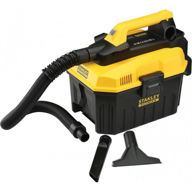 STANLEY FATMAX ΣΚΟΥΠΑ ΥΓΡΩΝ/ΣΤΕΡΕΩΝ 18V ΧΩΡΙΣ ΜΠΑΤΑΡΙΑ & ΦΟΡΤΙΣΤΗ (FMC795B)