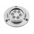 ΦΑΝΑΡΙ ΥΠΟΒΡΥΧΙΟ ΙΝΟΧ SS316 6LED ΛΕΥΚΟ ΦΩΣ 6x3W (00299-6WH)