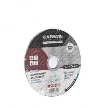 KRAUSMANN ΔΙΣΚΟΣ ΚΟΠΗΣ ΑΛΟΥΜΙΝΙΟΥ 115×1×22.2mm 13000rpm