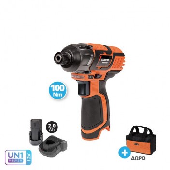 KRAUSMANN MINI ΠΑΛΜΙΚΟ ΚΑΤΣΑΒΙΔΙ 12V 1x2Ah (U73012-12S)