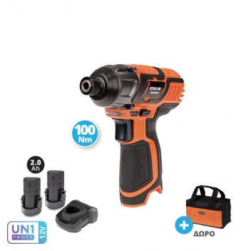 KRAUSMANN MINI ΠΑΛΜΙΚΟ ΚΑΤΣΑΒΙΔΙ 12V 2x2Ah (U73012-22S)