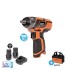 KRAUSMANN MINI ΜΠΟΥΛΟΝΟΚΛΕΙΔΟ 12V 2x2Ah (U75012-22S)