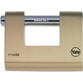 YALE ΛΟΥΚΕΤΟ ΤΑΚΟΥ ΟΡΕΙΧΑΛΚΙΝΟΣ ΜΕ ΚΛΕΙΔΙ 90mm (Y114/90)