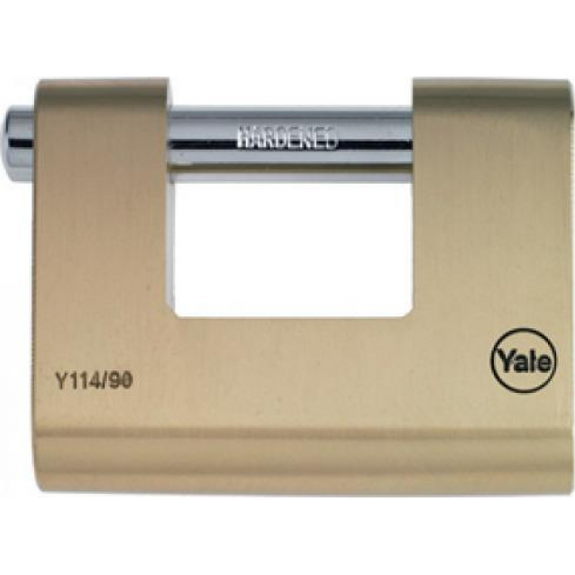 YALE ΛΟΥΚΕΤΟ ΤΑΚΟΥ ΟΡΕΙΧΑΛΚΙΝΟΣ ΜΕ ΚΛΕΙΔΙ 90mm (Y114/90)