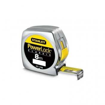 STANLEY POWERLOCK ΜΕΤΡΟ ΜΕ ΚΕΛΥΦΟΣ ΑΒS 25MM-8M (0-33-198)