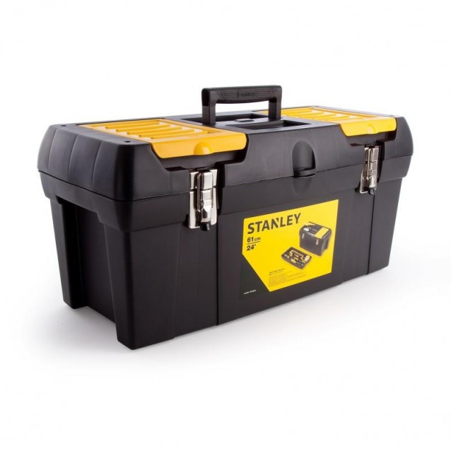 STANLEY ΣΕΙΡΑ 2000 ΕΡΓΑΛΕΙΟΘΗΚΗ 24" ΜΕ ΔΥΟ ΕΝΣΩΜΑΤΩΜΕΝΕΣ ΤΑΜΠΑΚΙΕΡΕΣ & ΔΙΣΚΟ (1-92-067)