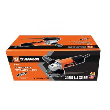 KRAUSMANN ΓΩΝΙΑΚΟΣ ΤΡΟΧΟΣ 800W 125 (8455)
