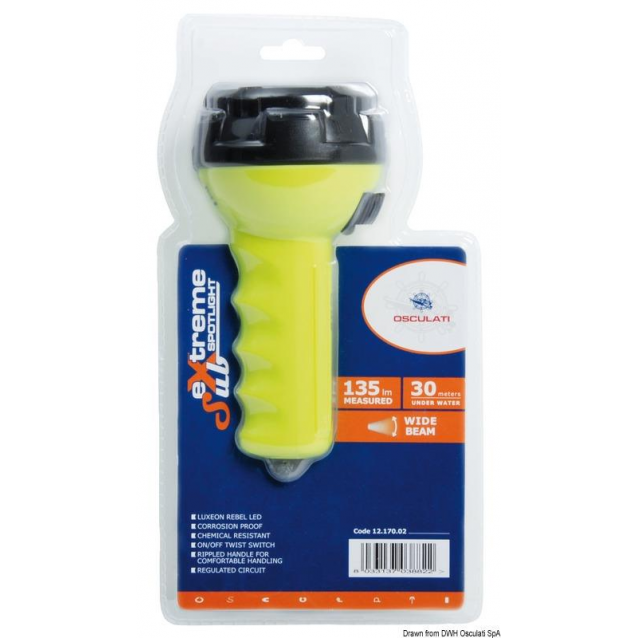 OSCULATI ΥΠΟΒΡΥΧΙΟΣ ΦΑΚΟΣ ΜΕ LED 300LM - SUB EXTREME COMPACT (12.170.02)