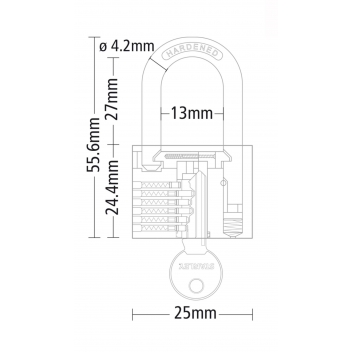 STANLEY ΛΟΥΚΕΤΟ ΟΡΕΙΧΑΛΚΙΝΟ ΜΕ ΜΑΚΡΥ ΚΡΙΚΟ 25ΜΜ (S742-041)