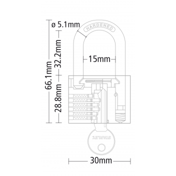 STANLEY ΛΟΥΚΕΤΟ ΟΡΕΙΧΑΛΚΙΝΟ ΜΕ ΜΑΚΡΥ ΚΡΙΚΟ 30ΜΜ (S742-042)