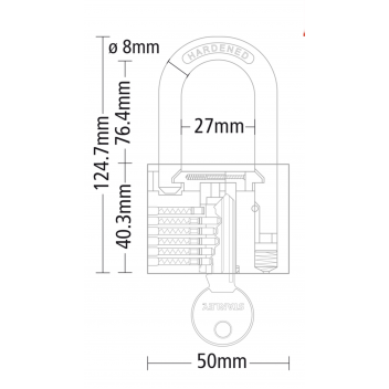 STANLEY ΛΟΥΚΕΤΟ ΟΡΕΙΧΑΛΚΙΝΟ ΜΕ ΜΑΚΡΥ ΚΡΙΚΟ 50ΜΜ (S742-044)