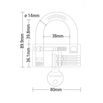 STANLEY ΛΟΥΚΕΤΟ ΟΡΕΙΧΑΛΚΙΝΟ ΚΥΛΙΝΔΡΙΚΟ 80ΜΜ (S742-049)