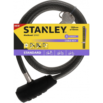 STANLEY ΚΛΕΙΔΑΡΙΑ ΠΟΔΗΛΑΤΟΥ ΜΕ 3 ΚΛΕΙΔΙΑ 10mmX180cm (S741-157)