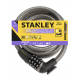 STANLEY ΚΛΕΙΔΑΡΙΑ ΠΟΔΗΛΑΤΟΥ ΜΕ ΣΥΝΔΥΑΣΜΟ 4 ΨΗΦΙΩΝ 12mmX180cm (S755-204)