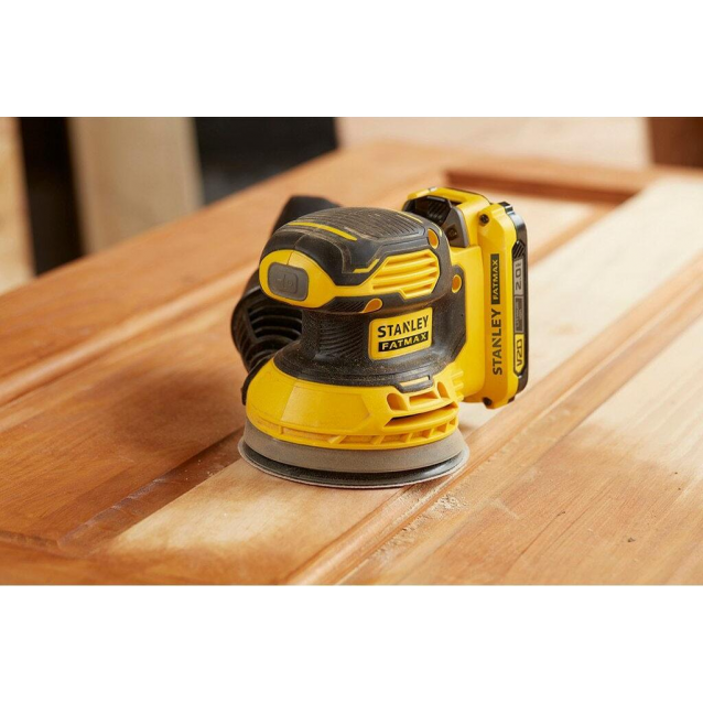 STANLEY FATMAX® V20 18V ΕΚΚΕΝΤΡΟ ΤΡΙΒΕΙΟ 125MM ΧΩΡΙΣ ΜΠΑΤΑΡΙΑ ΚΑΙ ΦΟΡΤΙΣΤΗ (SFMCW220B)