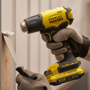STANLEY FATMAX® V20 ΠΙΣΤΟΛΙ ΘΕΡΜΟΥ ΑΕΡΑ 18V ΧΩΡΙΣ ΜΠΑΤΑΡΙΑ ΚΑΙ ΦΟΡΤΙΣΤΗ (SFMCE530B)