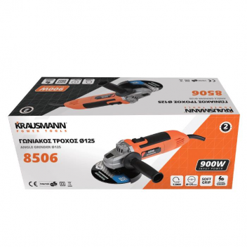 KRAUSMANN ΓΩΝΙΑΚΟΣ ΤΡΟΧΟΣ Ø125 900W (8506)