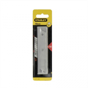 STANLEY ΛAMΑ ΣΠAΣTH 18MM 10TEMAXIA MΠΛIΣTEP (0-11-301)