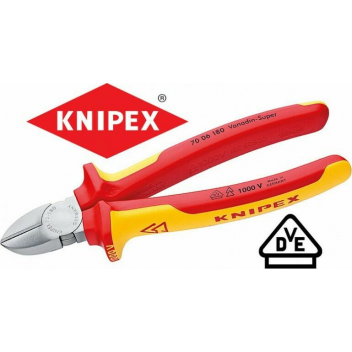KNIPEX ΠΛAΓIOKOΦTHΣ 1000V 160mm (7006160)