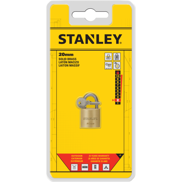 STANLEY ΛΟΥΚΕΤΟ ΟΡΕΙΧΑΛΚΙΝΟ 20ΜΜ (S742-028)