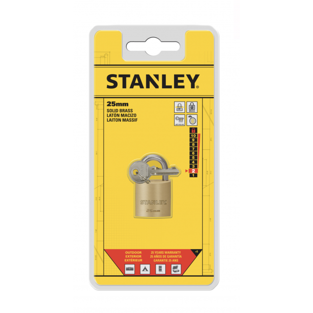 STANLEY ΛΟΥΚΕΤΟ ΟΡΕΙΧΑΛΚΙΝΟ 25ΜΜ (S742-029)