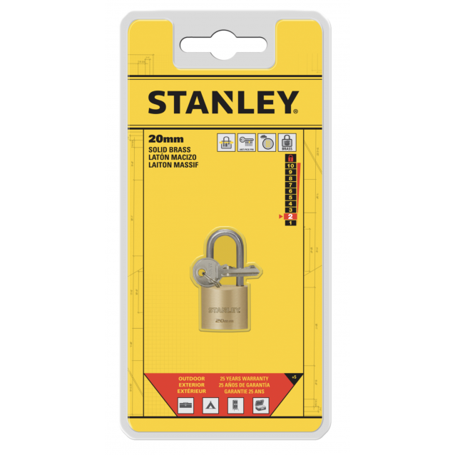 STANLEY ΛΟΥΚΕΤΟ ΟΡΕΙΧΑΛΚΙΝΟ ΜΕ ΜΑΚΡΥ ΚΡΙΚΟ 20ΜΜ (S742-040)