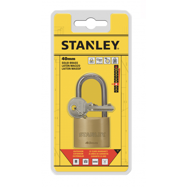 STANLEY ΛΟΥΚΕΤΟ ΟΡΕΙΧΑΛΚΙΝΟ ΜΕ ΜΑΚΡΥ ΚΡΙΚΟ 40ΜΜ (S742-043)
