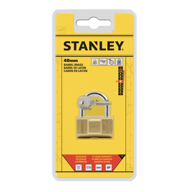 STANLEY ΛΟΥΚΕΤΟ ΟΡΕΙΧΑΛΚΙΝΟ ΚΥΛΙΝΔΡΙΚΟ 40ΜΜ (S742-046)