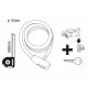 STANLEY ΚΛΕΙΔΑΡΙΑ ΠΟΔΗΛΑΤΟΥ ΜΕ 3 ΚΛΕΙΔΙΑ 10mmX90cm (S741-155)