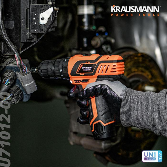 KRAUSMANN MINI ΚΡΟΥΣΤΙΚΟ ΔΡΑΠΑΝΟΚΑΤΣΑΒΙΔΟ 12V ΧΩΡΙΣ ΜΠΑΤΑΡΙΑ ΚΑΙ ΦΟΡΤIΣΤΗ (U71012-00)
