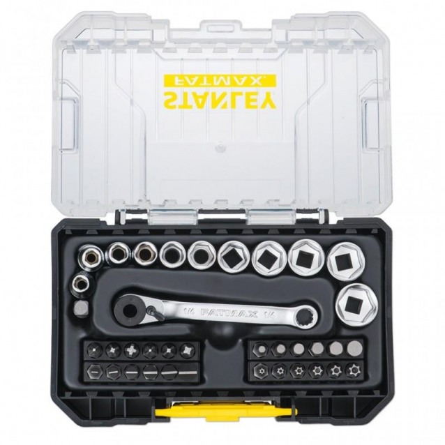 STANLEY ΣΕΤ ΚΑΣΤΑΝΙΑ 37 ΤΜΧ 1/4" ΜΕ ΚΑΣΕΤΙΝΑ STAKBOX S (FMMT19101-0)