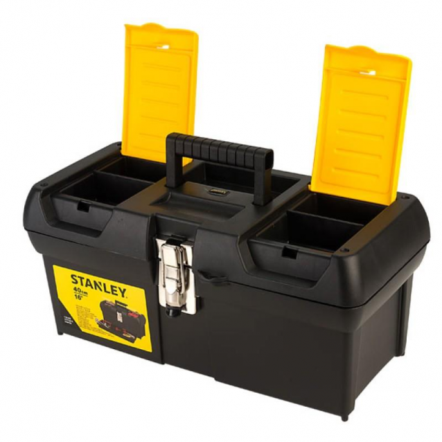 STANLEY ΣΕΙΡΑ 2000 ΕΡΓΑΛΕΙΟΘΗΚΗ 16" ΜΕ ΔΥΟ ΕΝΣΩΜΑΤΩΜΕΝΕΣ ΤΑΜΠΑΚΙΕΡΕΣ & ΔΙΣΚΟ (1-92-065)