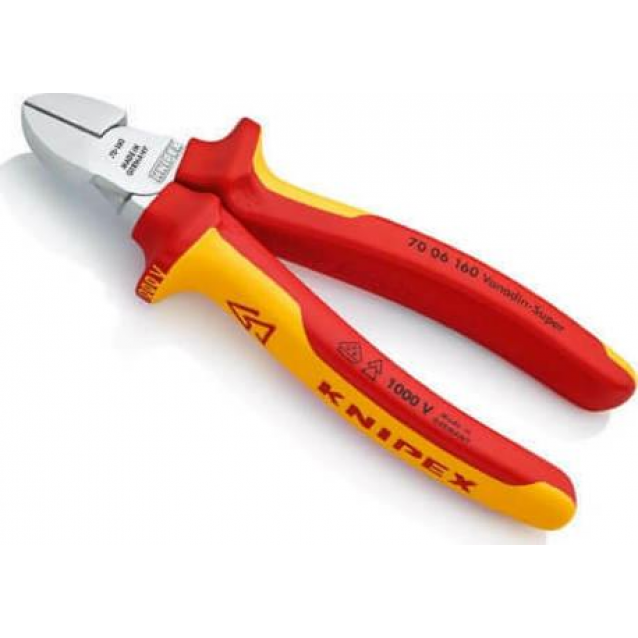 KNIPEX ΠΛAΓIOKOΦTHΣ 1000V 160mm (7006160)