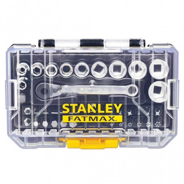 STANLEY ΣΕΤ ΚΑΣΤΑΝΙΑ 37 ΤΜΧ 1/4" ΜΕ ΚΑΣΕΤΙΝΑ STAKBOX S (FMMT19101-0)